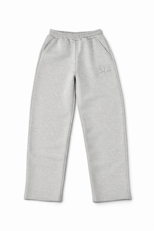 Grey Sweatpants Loose Fit