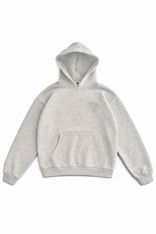 Grey Hoodie Loose Fit